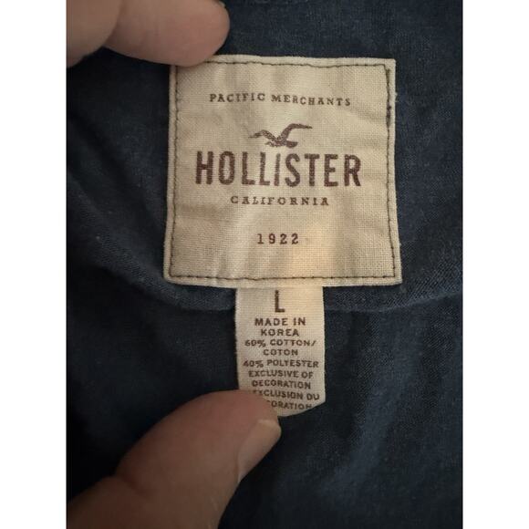 Hollister Y2K Babydoll Lace Trim Cami Size L  Bella Swan Blue Elena Gilbert - Picture 5 of 9